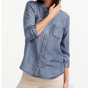 Reitmans long sleeve denim blouse